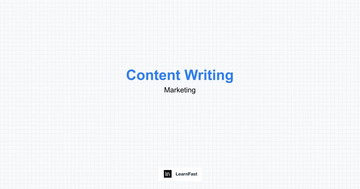 Content Writing for Beginners - Create Engaging Content 2025 | LearnFast