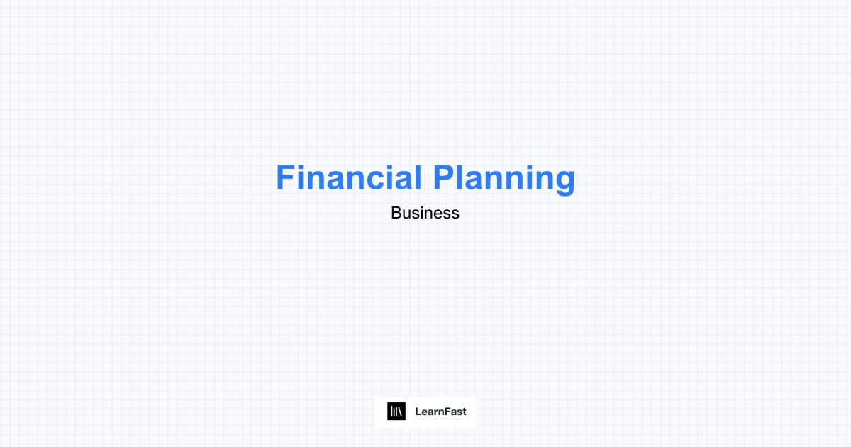 How to Learn Financial Planning - Complete 2025 Guide | LearnFast