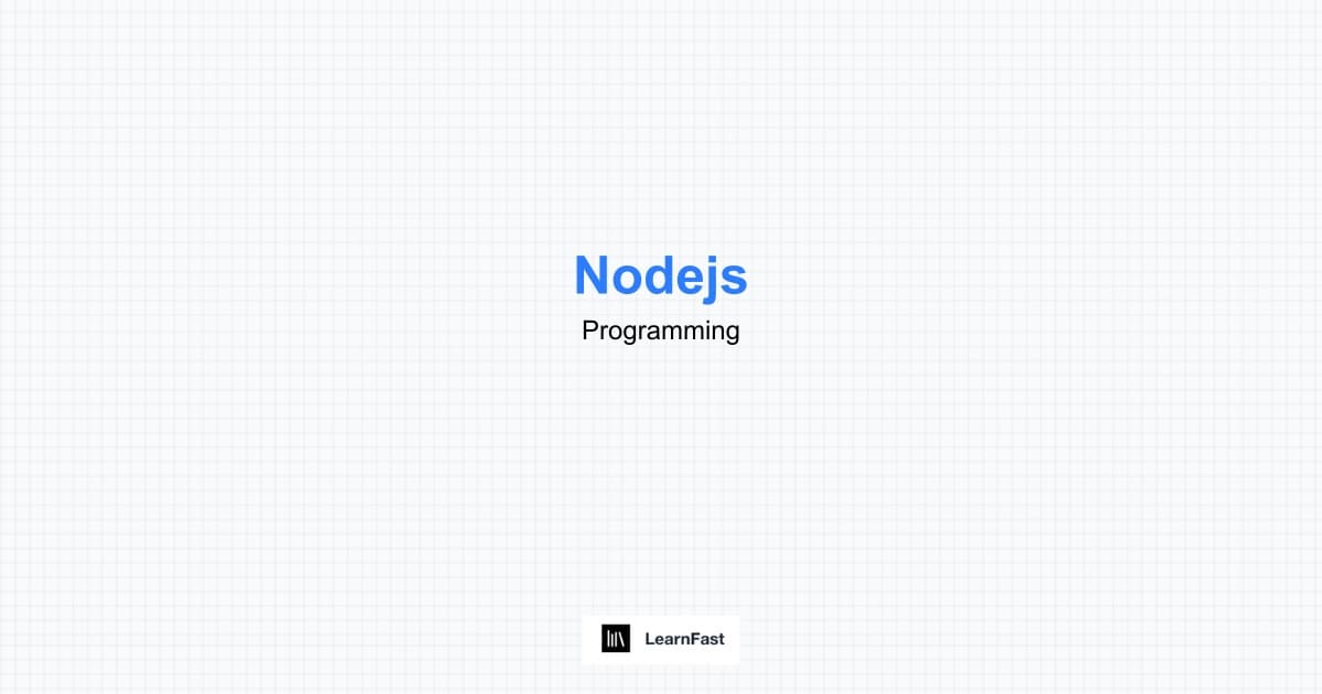 Node.js for Beginners - Backend JavaScript Development 2025 | LearnFast