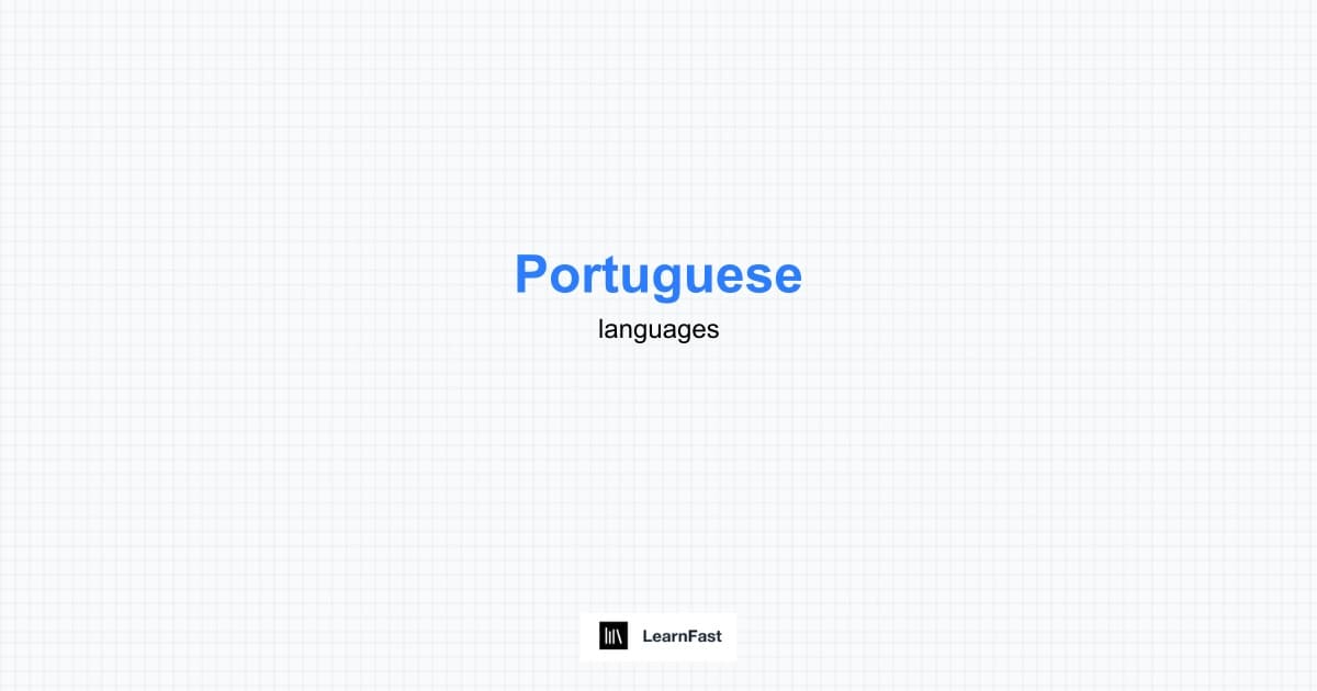 How to Learn Portuguese - Complete 2025 Guide | LearnFast