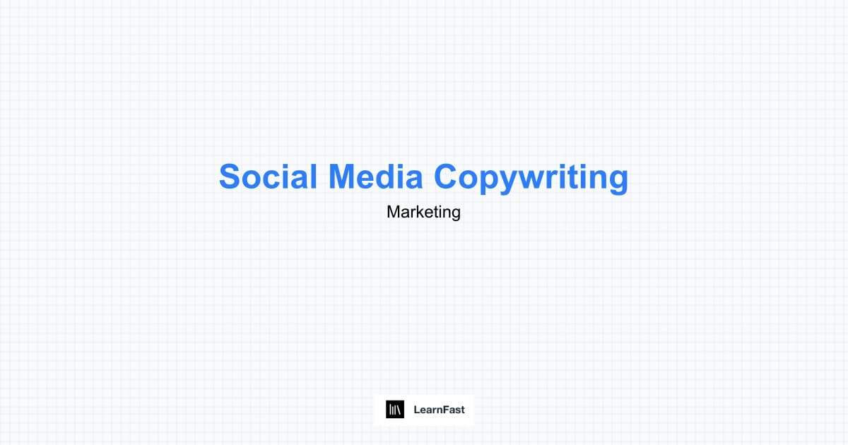 Social Media Copywriting - Create Viral Content 2025 | LearnFast