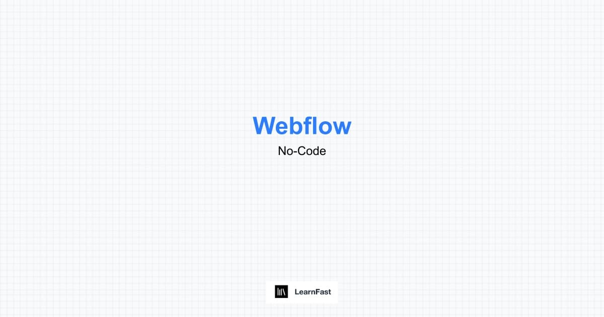 Webflow Intermediate - Build Professional Websites Without Code 2025 | LearnFast